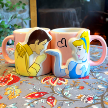 Load image into Gallery viewer, Romantic Couple Mug Set - Personalized Fairytale Gifts | Valentine's Day Gifts Coffee Mug PopCulturePrints
