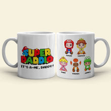Load image into Gallery viewer, Personalized Super Dad Mug - Custom Gift for Family Coffee Mug PopCulturePrints