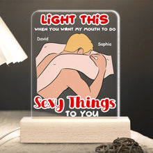 Load image into Gallery viewer, Personalized LED Light for Couples - Make Love Glow Led Night Light PopCulturePrints
