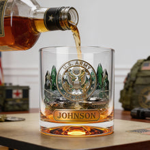 Load image into Gallery viewer, Honor & Celebrate Your Service: Military Forces 11oz Round Glass - Personalized Gift for Military Personnel Glass PopCulturePrints