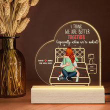 Load image into Gallery viewer, I Think We Are Better Together - Personalized LED Light for Couples Led Night Light PopCulturePrints