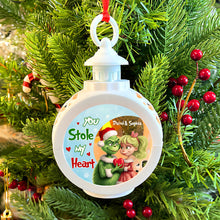 Load image into Gallery viewer, Personalized Romantic Christmas Ornament for Couples - Unique Valentine's Day Gifts Ornament PopCulturePrints
