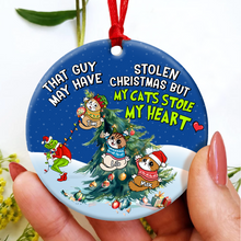 Load image into Gallery viewer, Custom Cat Lover Christmas Ornament - Heartfelt Holiday Decor Ornament PopCulturePrints
