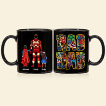 Load image into Gallery viewer, Superhero Dad Personalized Coffee Mug Coffee Mug PopCulturePrints