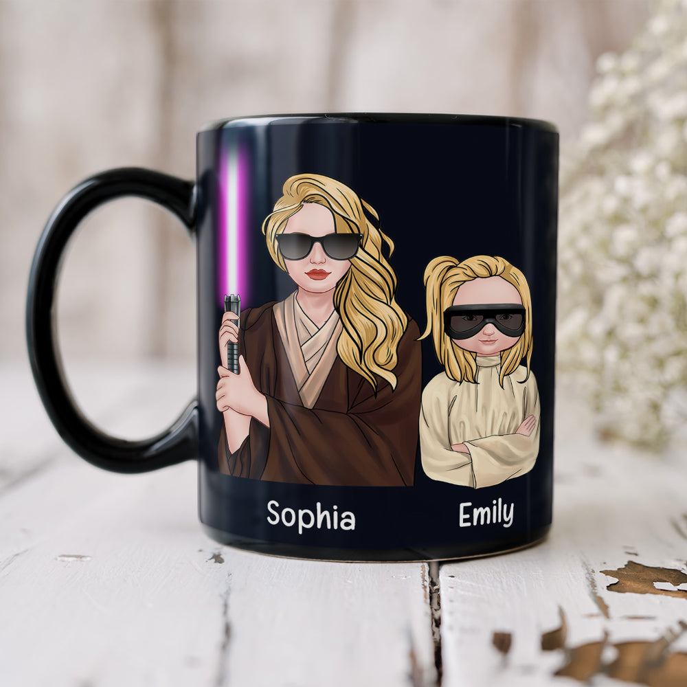 Jedi Mom Personalized Coffee Mug - Custom Gift For Moms Coffee Mug PopCulturePrints