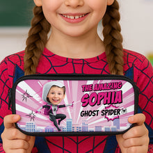 Load image into Gallery viewer, “Be Your Own Hero” - Personalized Hero Adventure Pencil Case - Custom Gift for Kids Pencil Case PopCulturePrints