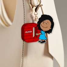 Load image into Gallery viewer, Personalized Alphabet Letter Keychain featuring Jessica Keychains PopCulturePrints