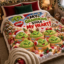 Load image into Gallery viewer, My Grandkids Stole My Heart Blanket - Personalized Gift for Grandmas