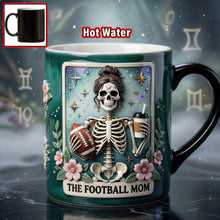 Load image into Gallery viewer, "Embrace the Game, Celebrate the Mom" - Fun Waiting American Football Mom Tarot Card Magic Mug - Personalized Gift for Football Moms Coffee Mug PopCulturePrints
