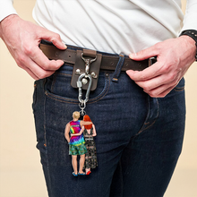 Load image into Gallery viewer, Personalized Summer Couple Keychain | Unique Valentine's Day Gifts for Couples Keychains PopCulturePrints