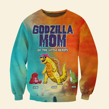 Load image into Gallery viewer, Personalized Godzilla Mom Shirt - Fun Gift for Mother's Day AOP Products PopCulturePrints