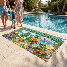 Load image into Gallery viewer, Shell Yeah, Beach Day Beach Towel - Personalized Gifts 04tyqn160726 Beach Towel PopCulturePrints