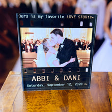 Load image into Gallery viewer, Personalized Acrylic Plaque - 'Ours Is My Favorite Love Story' Decorative Plaques PopCulturePrints