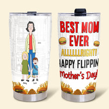 Load image into Gallery viewer, BEST MOM EVER! Personalized Tumbler – Custom Gift for Mom & Grandma Tumbler Cup PopCulturePrints