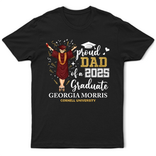 Load image into Gallery viewer, Proud Mom of a 2025 Graduate - Personalized T-Shirt T-shirt PopCulturePrints