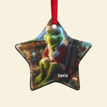 Load image into Gallery viewer, Personalized Pilot Christmas Star Ornament Ornament PopCulturePrints