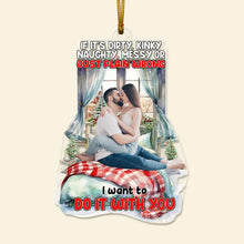 Load image into Gallery viewer, Romantic Personalized Christmas Ornament for Couples Ornament PopCulturePrints