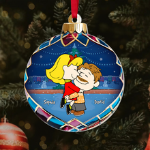 Load image into Gallery viewer, Custom Cartoon Couple Christmas Ornament - Personalized Holiday Gift for Valentine's Day Gifts Ornament PopCulturePrints