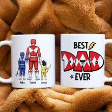 Load image into Gallery viewer, Personalized Best Dad Mug - Hero Edition Coffee Mug PopCulturePrints