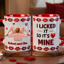 Load image into Gallery viewer, I Licked It So It's Mine - Funny Coffee Accent Mug - Personalized Gift for Couples Coffee Mug PopCulturePrints