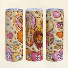 Load image into Gallery viewer, Personalized Tumblers for Couples - Happy Valentine's Day Gift Tumbler Cup PopCulturePrints