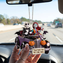 Load image into Gallery viewer, Together For The Long Haul Car Ornament - Personalized Gifts For Couples 06pgtn0608026 Ornament PopCulturePrints