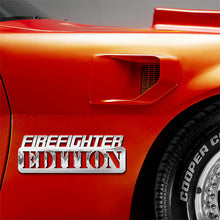 Load image into Gallery viewer, Firefighter Edition Car Emblem Sticker Ornament PopCulturePrints