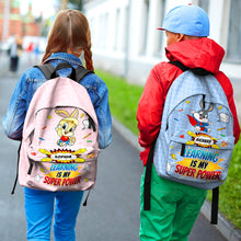 Load image into Gallery viewer, Personalized Cartoon Backpack for Kids - Super Power Design Backpack PopCulturePrints
