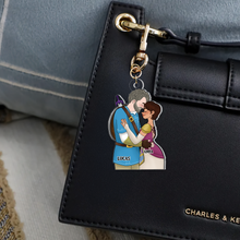 Load image into Gallery viewer, Custom Couple Keychain - Unique Wedding & Anniversary Gift | Valentine's Day Gifts Keychains PopCulturePrints