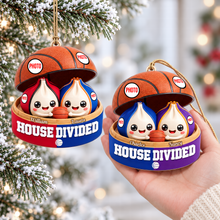 Load image into Gallery viewer, House United Dumpling Couple Ornament - Personalized Gifts For Sport Lover Couple Christmas Ornament 04HUQN131026 Ornament PopCulturePrints