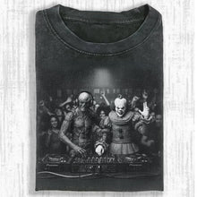 Load image into Gallery viewer, "Embrace your inner villain with style!" - Villain Washed T-Shirt, Customizable Gift for Horror Lovers Shirts PopCulturePrints