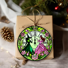 Load image into Gallery viewer, Personalized Christmas Ornament for Best Friends - Witchy Fantasy Ornament PopCulturePrints