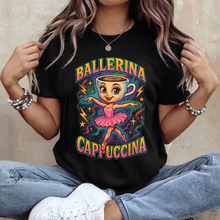 Load image into Gallery viewer, "Dance into Your Dreams with Our Ballerina Cappuccina Shirt" - Customizable Gift for Kids Shirts PopCulturePrints