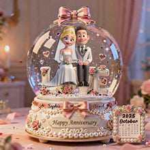 Load image into Gallery viewer, Celebrate Love: Romantic Wedding Couple Acrylic Plaque - Personalized Gift for Couples Shaped Plaques PopCulturePrints