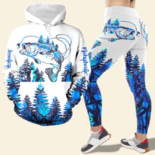 Load image into Gallery viewer, Custom Fishing Lover's Hoodie & Leggings Set AOP Products PopCulturePrints