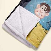 Load image into Gallery viewer, Custom Movie Lover Blanket for Couples & Dogs - Valentine's Day Gifts Blanket PopCulturePrints