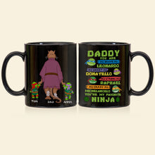 Load image into Gallery viewer, Custom Ninja Heroes Coffee Mug for Dad Coffee Mug PopCulturePrints