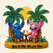 Load image into Gallery viewer, You & Me We Got This - Personalized Beach Couple Acrylic Plaque Shaped Plaques PopCulturePrints