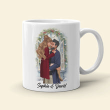 Load image into Gallery viewer, Personalized Naughty List Christmas Mug for Couples Coffee Mug PopCulturePrints