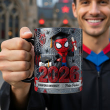 Load image into Gallery viewer, Celebrate Your Graduation with Spider-Man Magic Mug - Personalized Gift for Graduates Coffee Mug PopCulturePrints