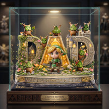 Load image into Gallery viewer, “Adventure Awaits in Every Father’s Heart” - Personalized Adventure Quest Dad And Kids Acrylic Plaque - Perfect Gift for Dad, Grandpa, and Kids Shaped Plaques PopCulturePrints