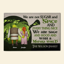 Load image into Gallery viewer, Personalized Shrek-Inspired Family Door Mat Doormat PopCulturePrints