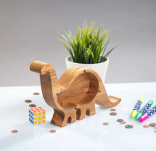 Load image into Gallery viewer, Personalized Wooden Letter Piggy Bank for Kids - Unique Gift Idea Wood Sign PopCulturePrints