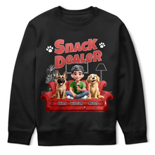 Load image into Gallery viewer, Treat Snack Dealer - Personalized T-Shirt for Dog Lovers T-shirt PopCulturePrints