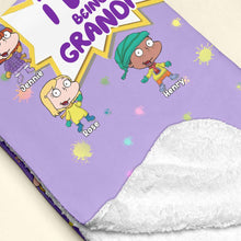 Load image into Gallery viewer, Custom Grandma Blanket for Christmas - Personalized and Unique Valentine's Day Gifts Blanket PopCulturePrints