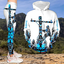 Load image into Gallery viewer, Personalized Lineman's Wife Hoodie & Leggings Set AOP Products PopCulturePrints