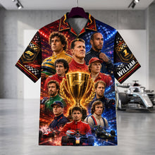 Load image into Gallery viewer, “Revive Greatness on Every Occasion” - Legends Hawaiian Shirt - Personalized Gift for Fans of Racing Legends