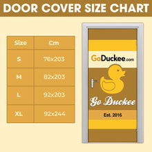 Load image into Gallery viewer, Personalized Halloween Door Cover for Couples | Spooky Decor | Valentine's Day Gifts Door Covers PopCulturePrints