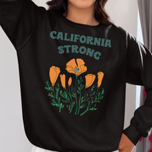 Load image into Gallery viewer, California Strong Poppy Flower Sweatshirt Shirts PopCulturePrints