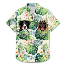 Load image into Gallery viewer, Call Me Dog Dad - Personalized Hawaiian Shirt for Dog Lovers Hawaiian Shirt PopCulturePrints